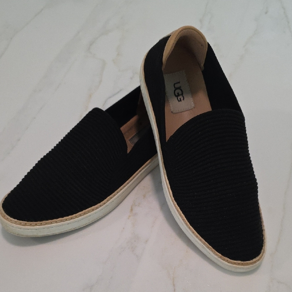 UGG Black Slip-On Shoes